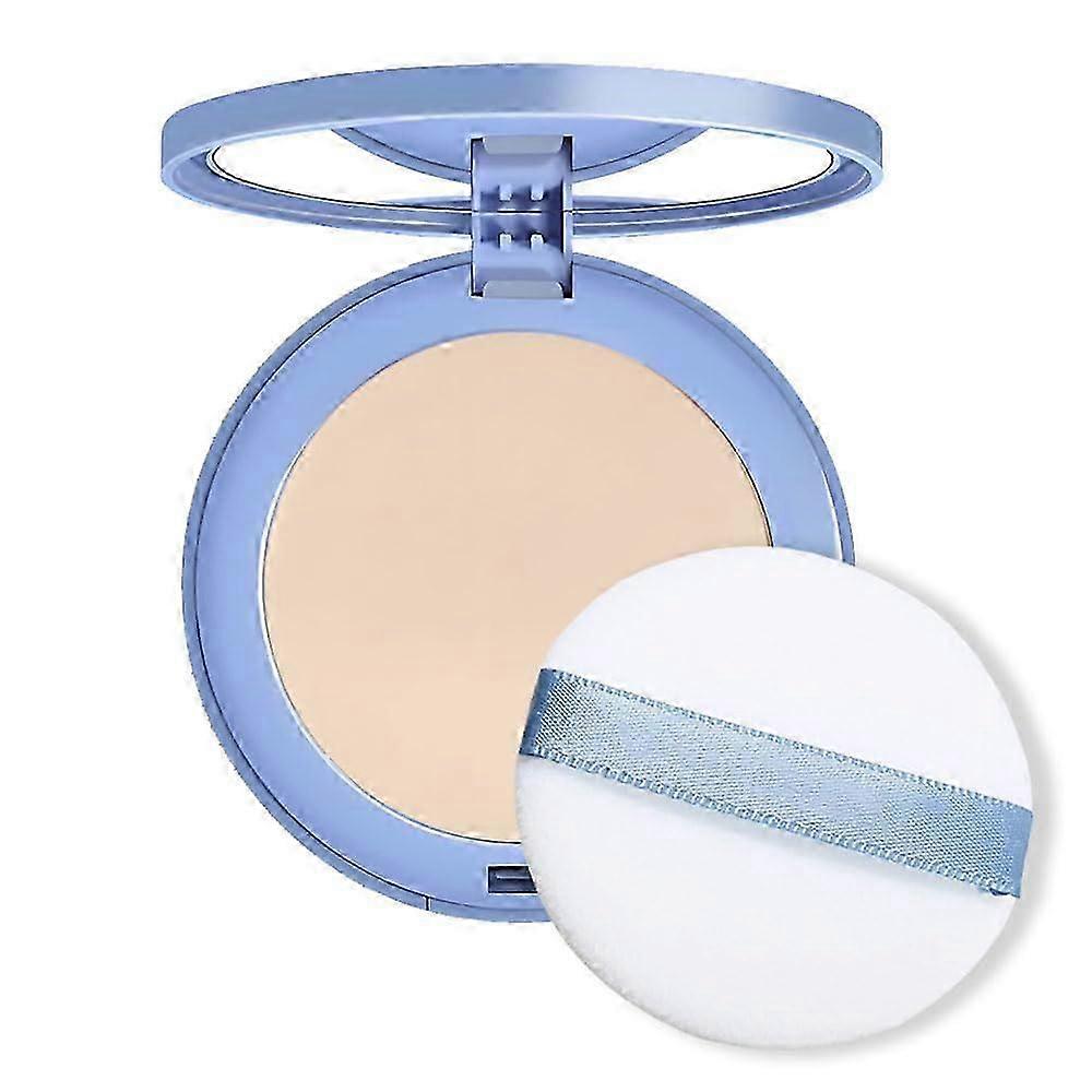 Feeling Pressed Face Powder and Setting Poreless Matte Longlasting Lightweight 10g 01#