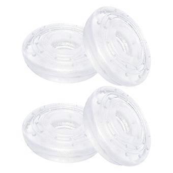 2 pairs Doorway Pull Up Bar End Pad Replacement Non-Slip Wall-Mounted Chin-Up Bar Locking Rubber Pads for Doorway No Screw Door Exercise Strength Trai