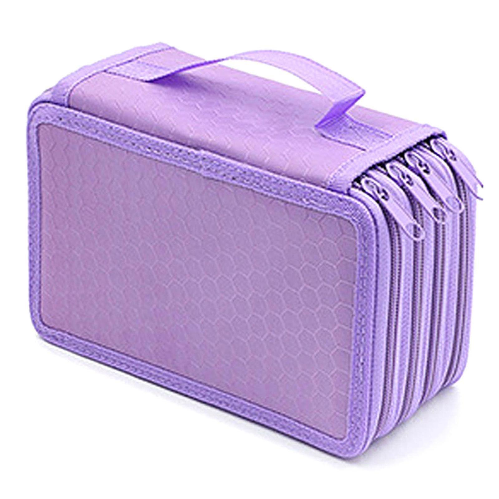 4 Layer Pen Storage Box Bag Large Capacity Pencil Case Organizer