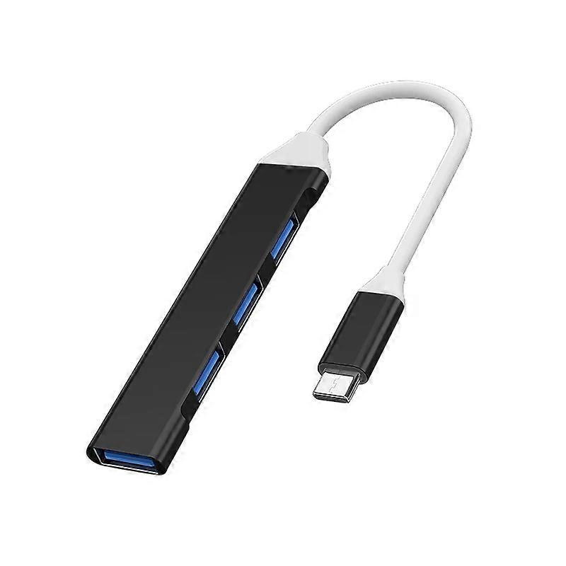 4-in-1 USB C Hub 3.0 Adapter High Speed Transmission USB Docking Station Multi Function Wire Divider compatible with PC Computer Notebook