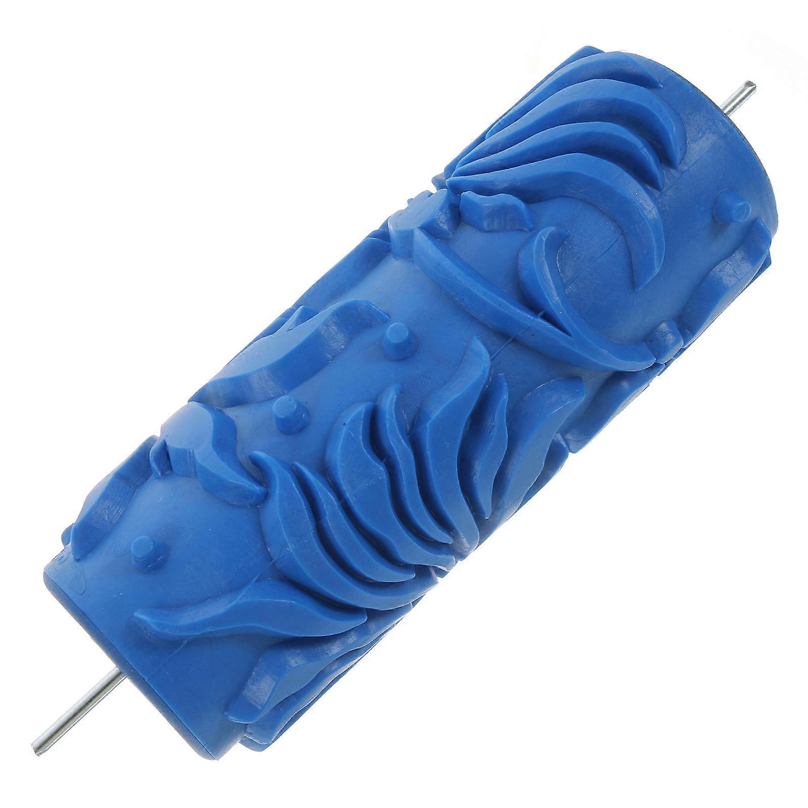 Patterned Rubber Paint Roller Decorative Texture Roller for Painting Use
