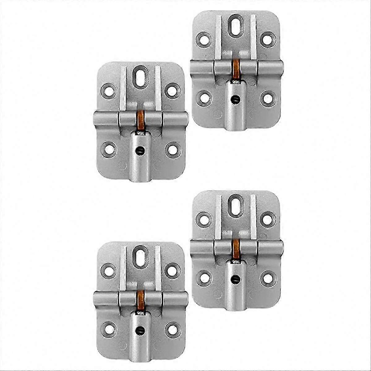 180-Degree Adjustable Hinge, Folding Locking Hinge for Doors and Leaf Tables, 4-Pack