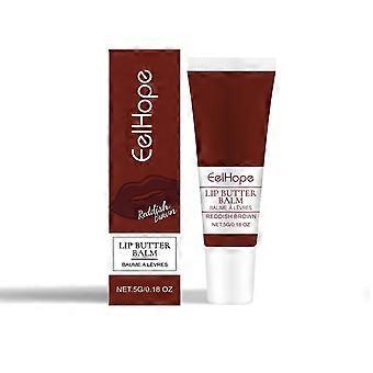 Eelhope Moisturizing And Hydrating Colored Lip Balm (Reddish-Brown), Water-Rich And Color-Stimulating, Not Easy To Stick To The Glass, Long-Lasting An