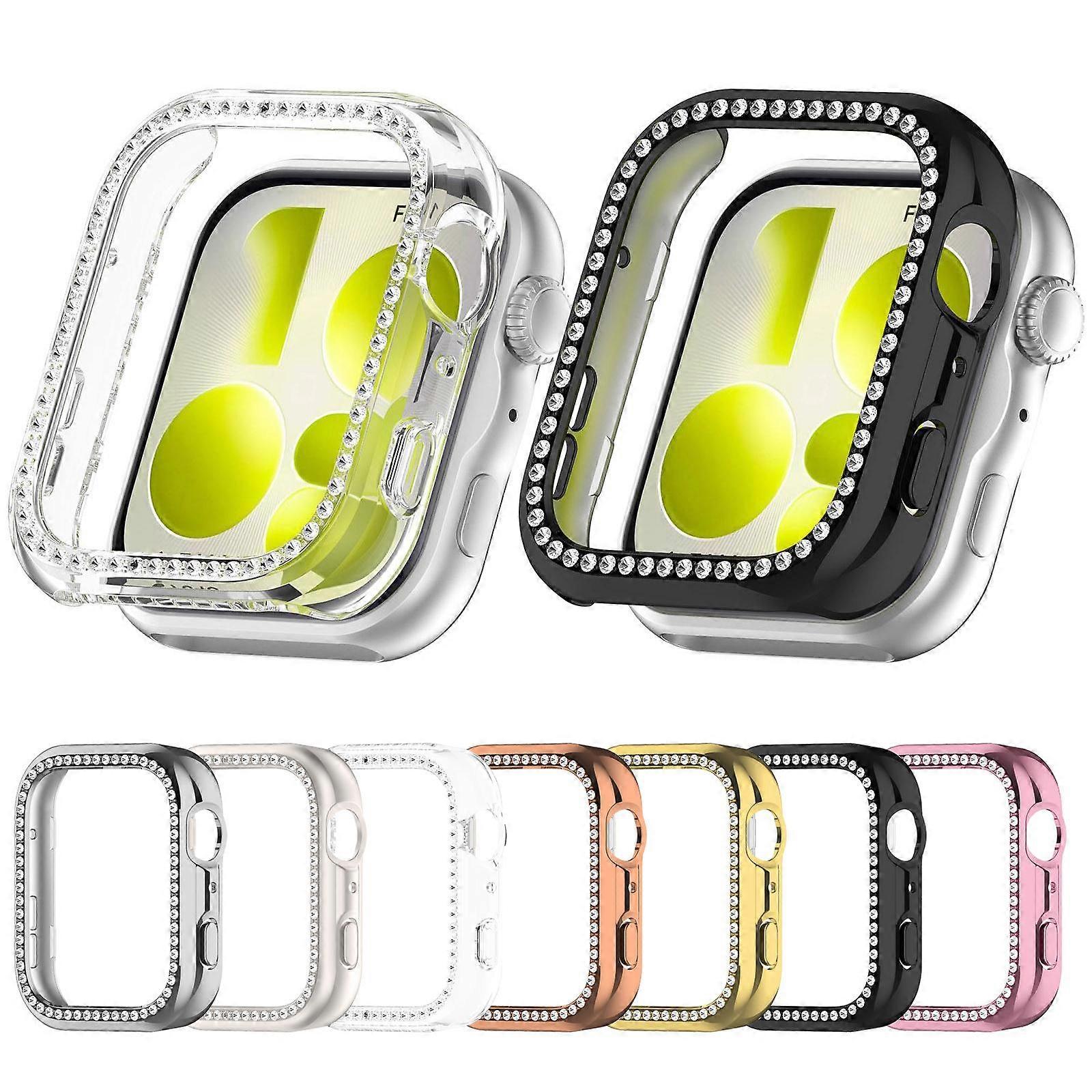 xDfind Single Row Diamond Hollow PC Watch Case