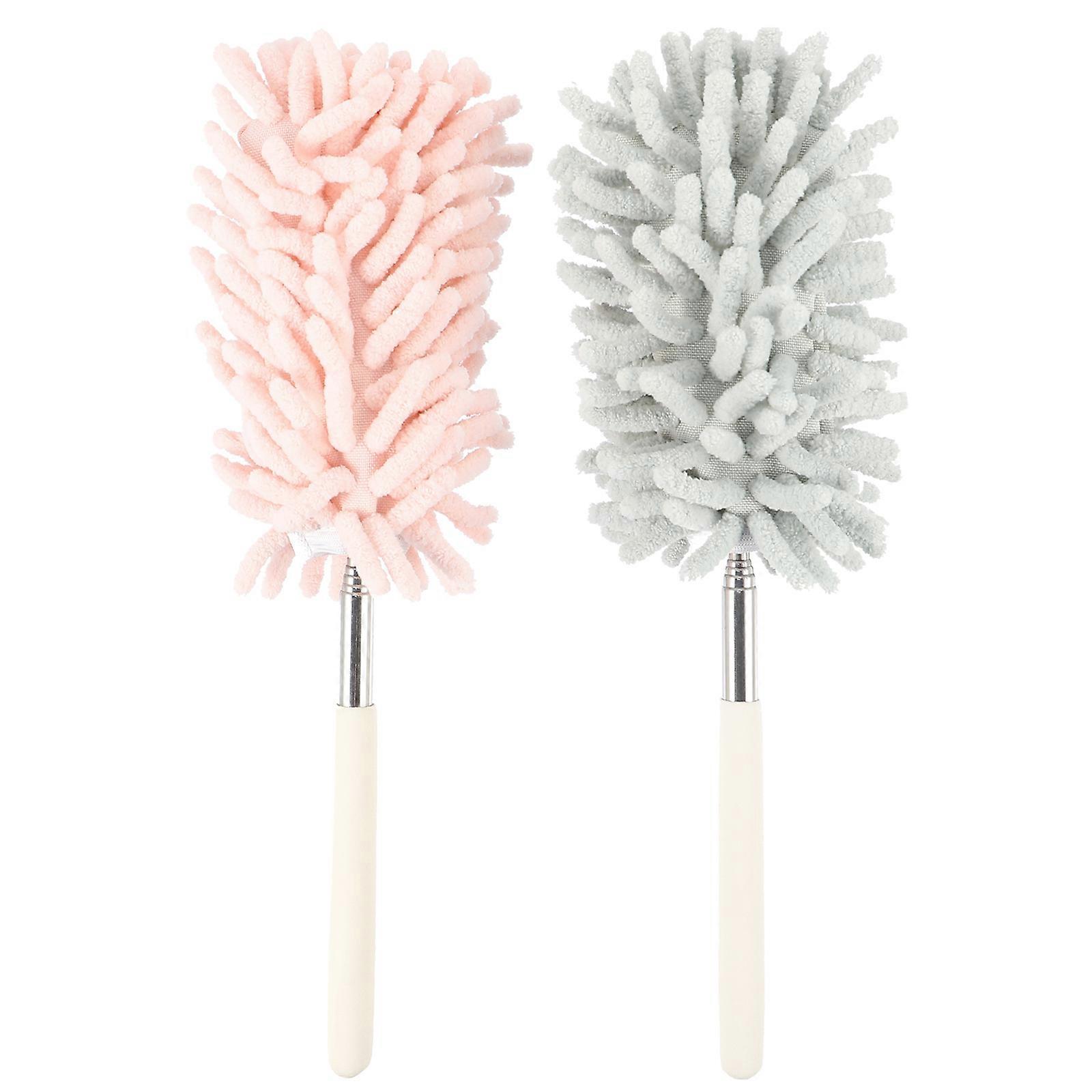2pcs Hand Duster Telescopic Dust Sweeper Dust Cleaning Tool Bendable Duster