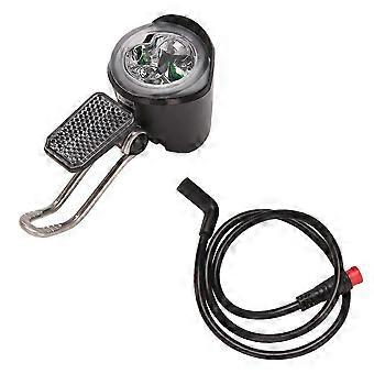 E-Bike Led Headlight 6V 12V 24V 36V 48V 60V Bicycle Light Waterproof Front Headlight Waterproof Con
