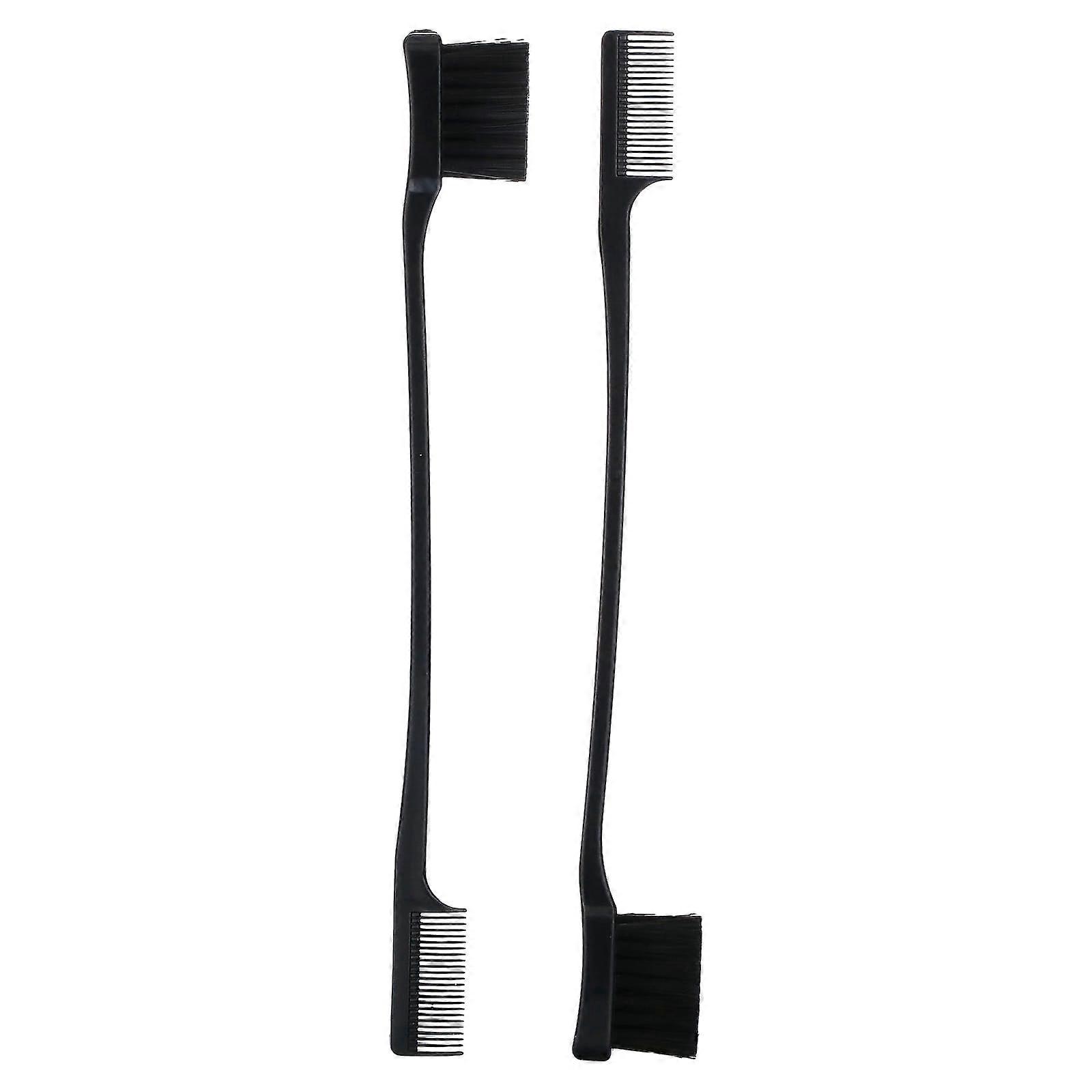 Kitsch, Dual Edge Brush & Comb, 2 Brushes, 3-Pack