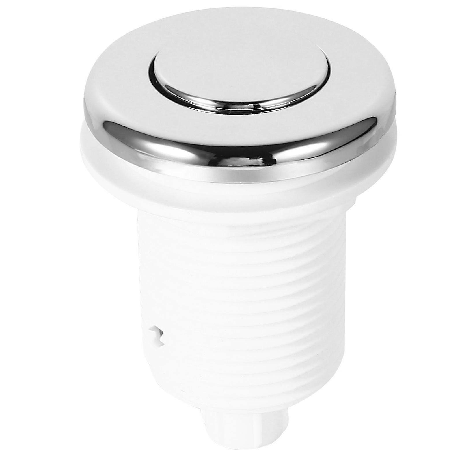 1 Pc Practical Air Air Button Convenient Push Button Replacement Part (Silver White)