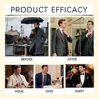 Herreparfumesæt med fast duft - Frisk, elegant og langvarig naturlig duft, bærbar, rejsevenlig og solid cologne til daglig brug, kontor og udendørs, ikke-græs