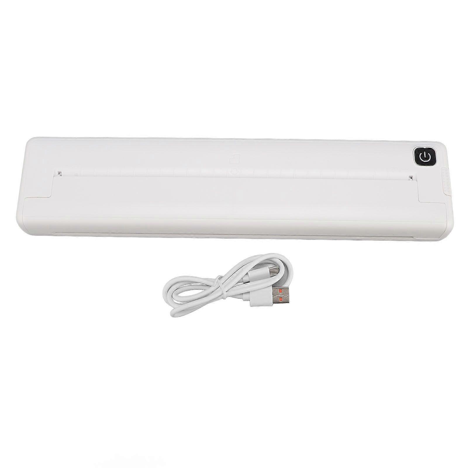 Bluetooth Thermal Printer Support A4 200dpi Portable USB Rechargeable Inkless Mobile Printer for Android