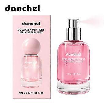 Collagen Peptides Jelly Serum Mist 30ml, Tragbares, feines, feuchtigkeitsspendendes Gesichtsspray, Leichtes, feuchtigkeitsspendendes Gel-Essenz-Spray zur Erfrischung trockener Haut
