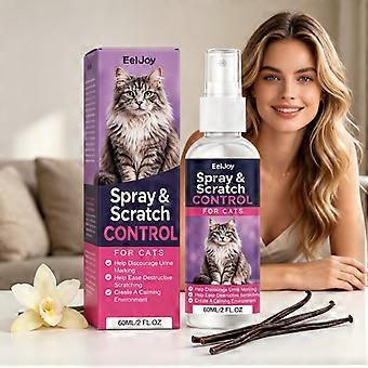 1/2/3pcs Cat Calming Pheromone Spray - Naturally Soothes and Reduces Stress, Lessens Cat Anxiety, Stops Scratching and Spraying, Portable, Indoor and 