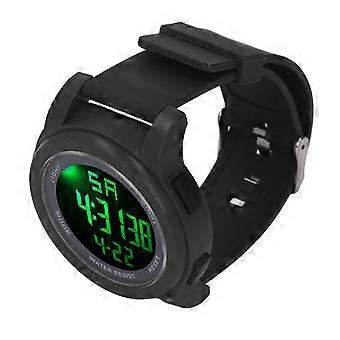 Digital Sports Watch Multifunctional Large Display Luminous 5Bar Waterproof Swimming Watch for Running Hikes Green Mens Womens 10 inches / 25.4 cm