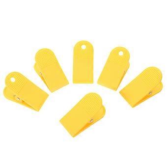 6pcs Tapis roulant Clips de clé de sécurité d’arrêt d’urgence Interrupteur d’arrêt d’urgence Pince d’interrupteur de sécurité de tapis roulant Clips pour machines de course Pièces de rechange pour Home Fitness Equi