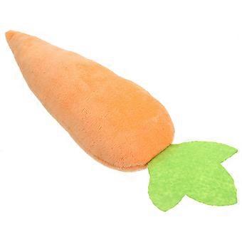 Orange Carrot Catnip Plush Toy for Cats 4Pcs Durable Chew Resistant Indoor Toy