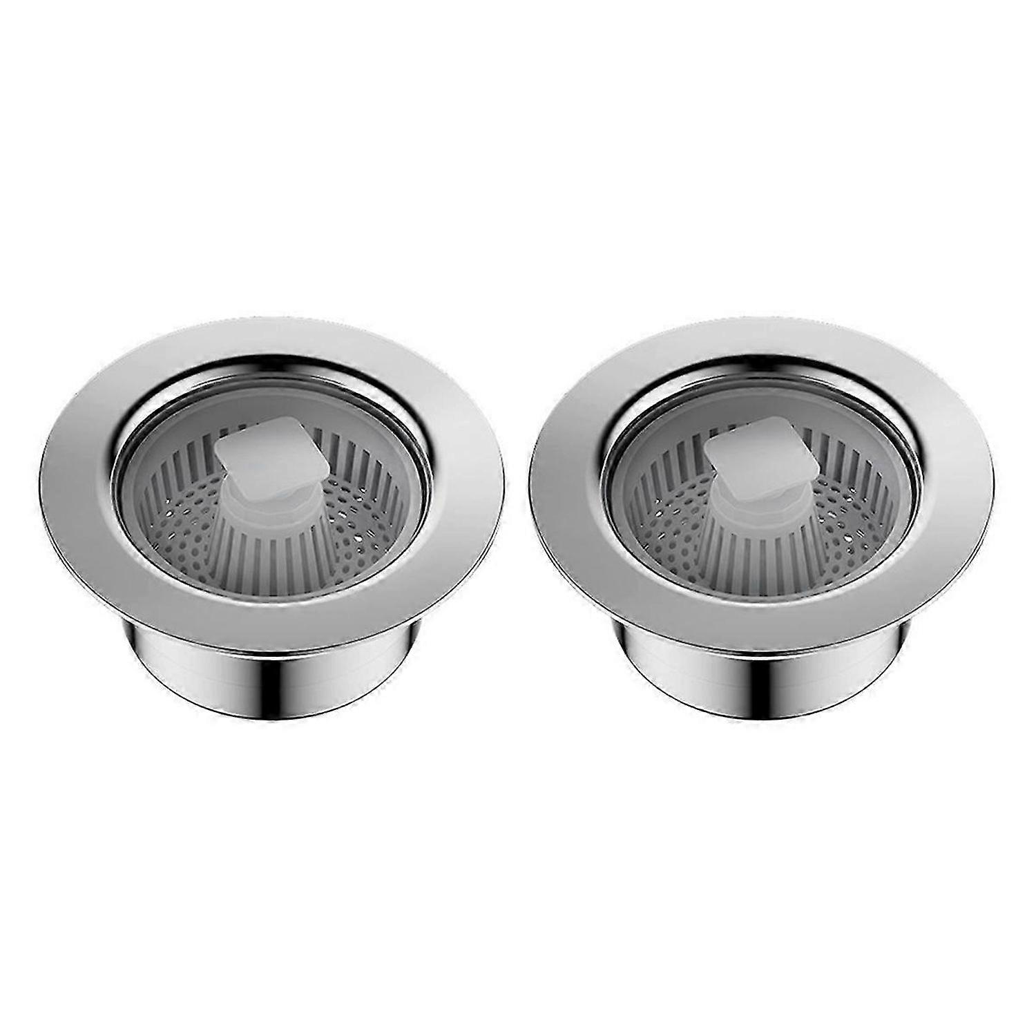 Kitchen Drain Basket Stopping Blockage Bouncing Core Leak-Proof Plug