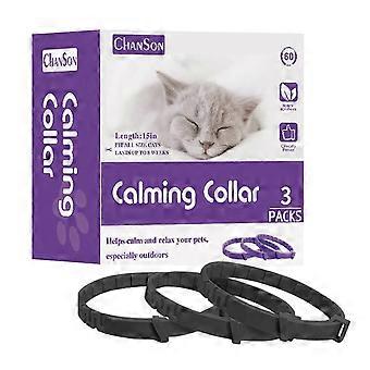 3pcs Dogs Calming Pheromones Collar Relieve Reduce Anxiety Stress Adjustable Relaxing Comfortable Collar Breakaway Design For Small Medium Large Dog S
