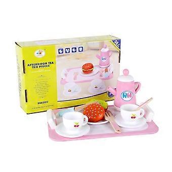 Conjunto de Brinquedo para Café da Manhã Educativo - Conjunto para Brincar de Faz de Conta de Bebidas e Preparação para o Diagrama de Mãos e Visão