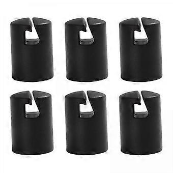 3x 6 Pieces Trampoline Enclosure Pole Black Trampoline Accessories