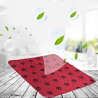 Reusable Waterproof Dog Pee Pad Bed Urine Mat for Pet Dogs Cats L