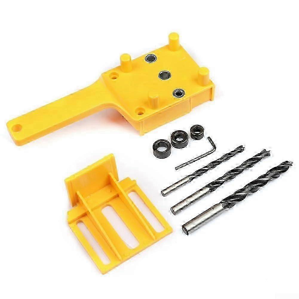 Precision Adjustable Self-Centering Doweling Jig for Woodworking