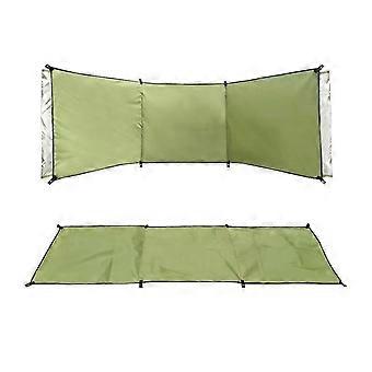 Garden Windbreak Screen: 3-Panel Portable Wind Protection for Patio and Balcony