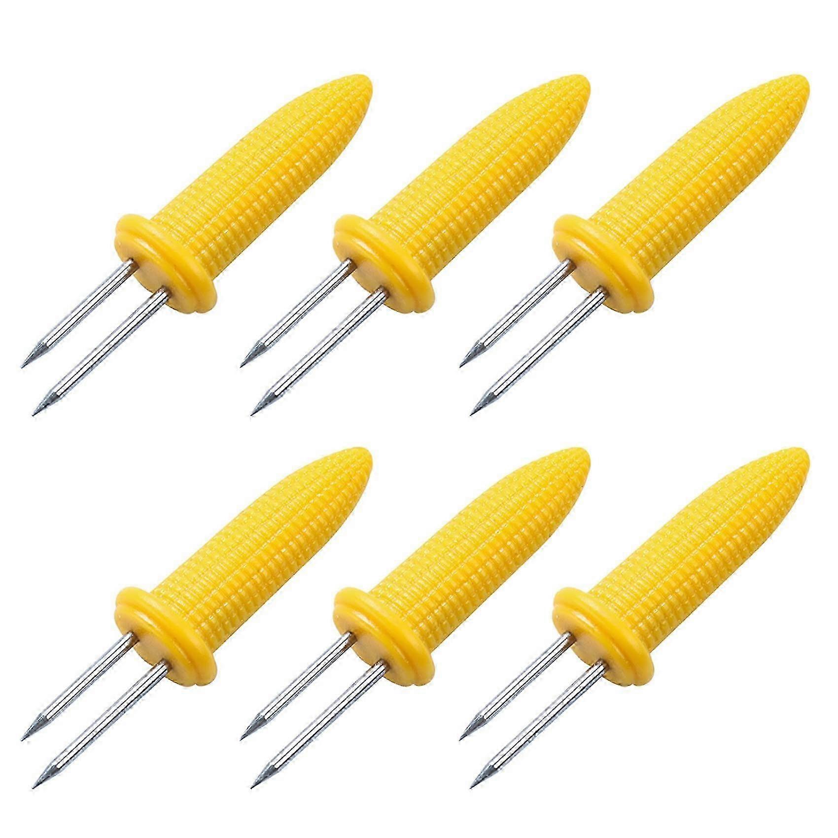 6-Piece Stainless Corn Cob Tools