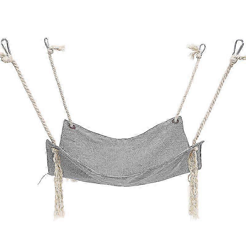 Breathable Cotton-Linen Cat Hammock