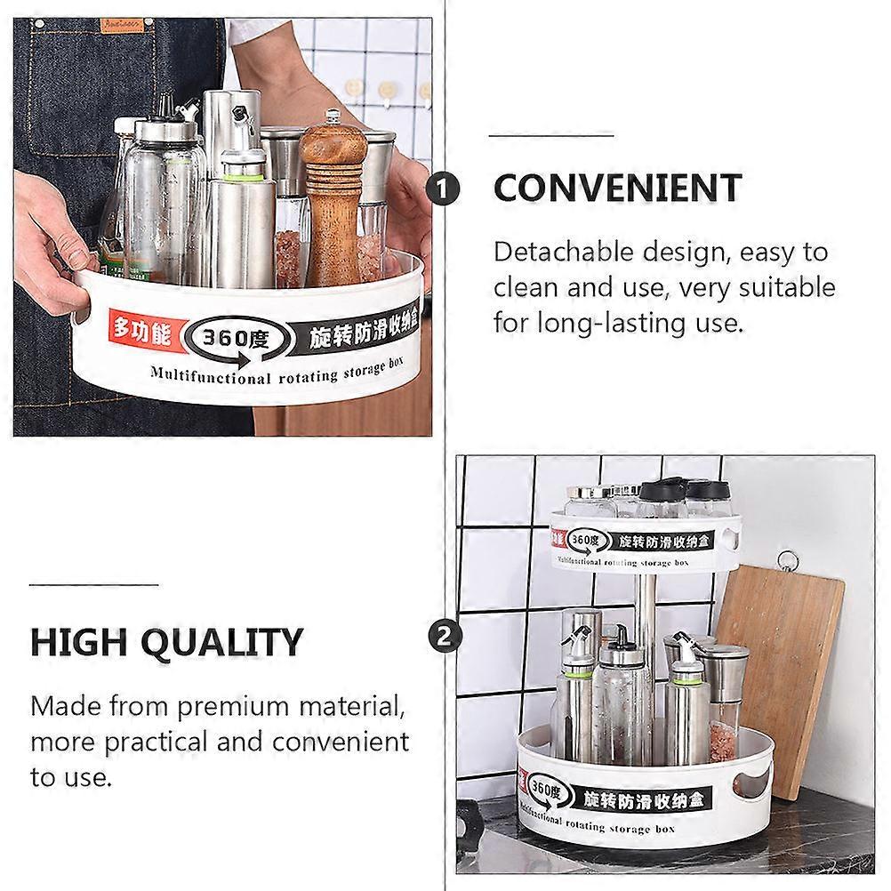 Fruit Storage Rack 2Pcs Double Layer Holder for Home Use