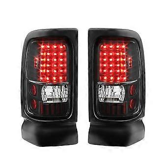 LED Tail Lights Brake Lamps Black For 1994-2001 Dodge Ram 1500 2500 3500qq NEW