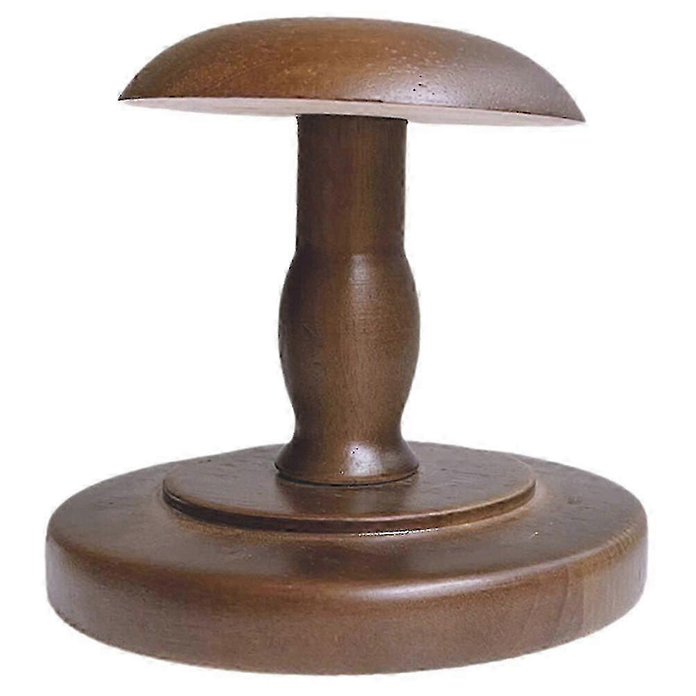 Compact Wooden Hat Display Rack