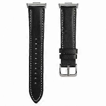 Genuine Cow Leather Slim Band for Watch Fit 3 Smartwatch Strap