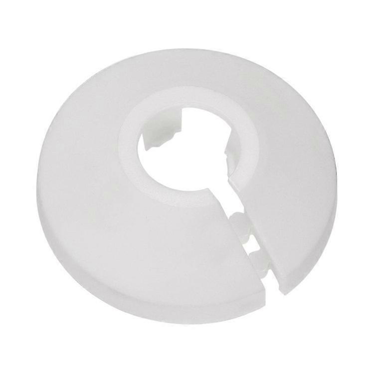 Plastic Radiator Pipe Covers Radiator Pipe Collars Pipe Collars for(10pcs, white)