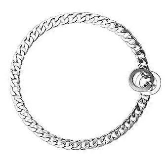 Chrome Steel Martingale Dog Collar