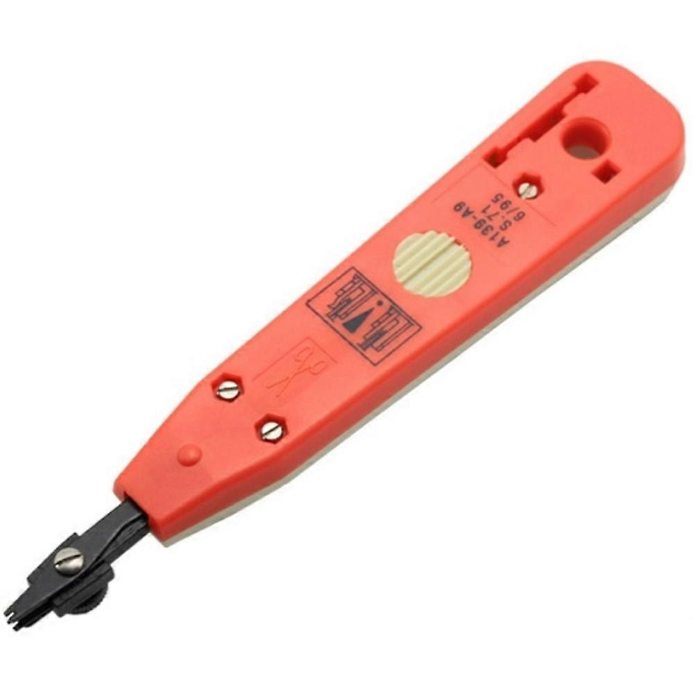 For Punch-Down Tool for Network Module Jacks and Patch Panels - for Ethernet, Cat5/Cat6 Cable Termination & Maintenance