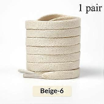 Solid Color Flat Shoelaces Multi Color Replacement Shoe Laces Universal Fit for Sneakers Casual Sports Shoes