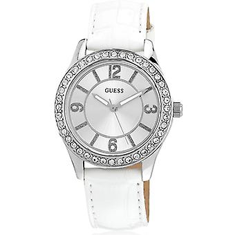 Guess lady Quartz Analog Woman Watch with W0351L1 Synthetic Leather Bracelet