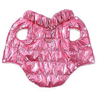 Pet Dog Jacket Coat For Small Medium Dogs Cats Winter Warm Fleece Clothes with D-ring Soft Cat Clothing French Bulldog Costume