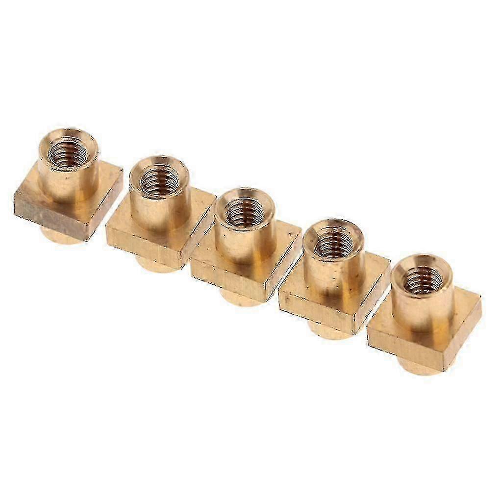 Replacement compatible with 5-Piece Brass Square Coarse Threaded Inserts with Knurled Embedded Nuts
