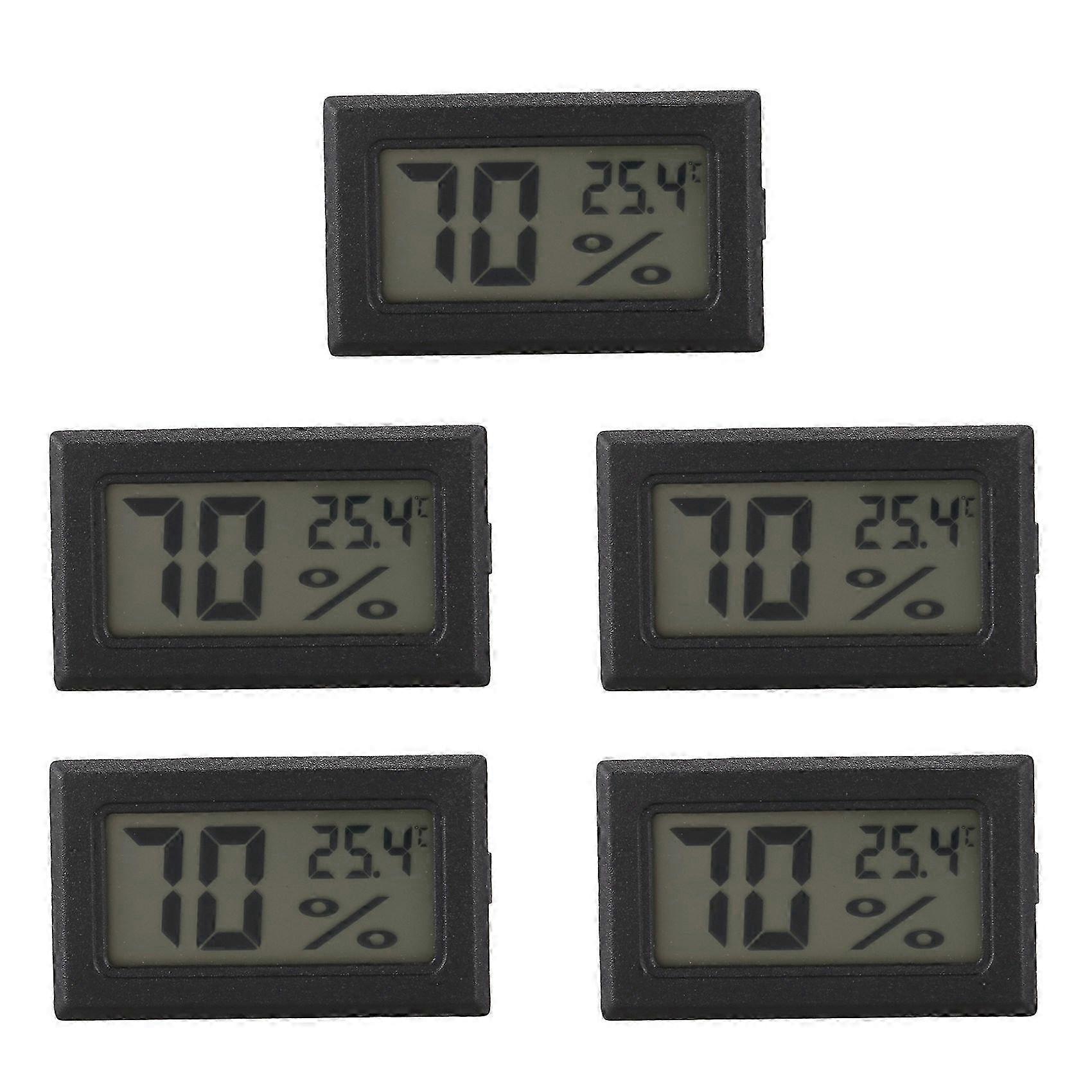 5X Mini Digital LCD Thermometer Hygrometer Humidity Temperature Meter Probe