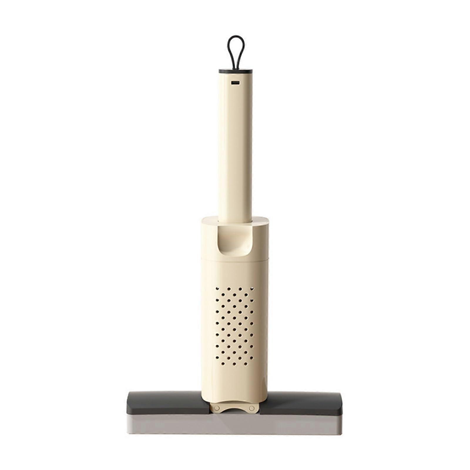 Mini Self Squeezing Sponge Mop for Small Spaces, Foldable Wet Dry Cleaning with Replaceable Head