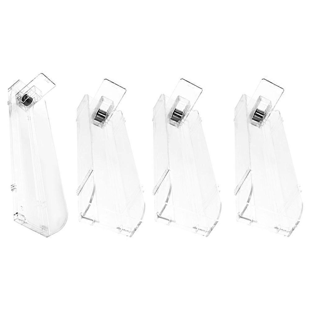 Dispenser Store Display Tray Automatic Push Rack 4Pcs