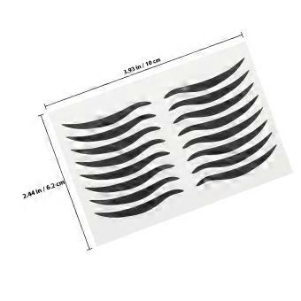 Black Eye Make-Up Stickers Temporary Eyeliner Sticker Set 80Pairs