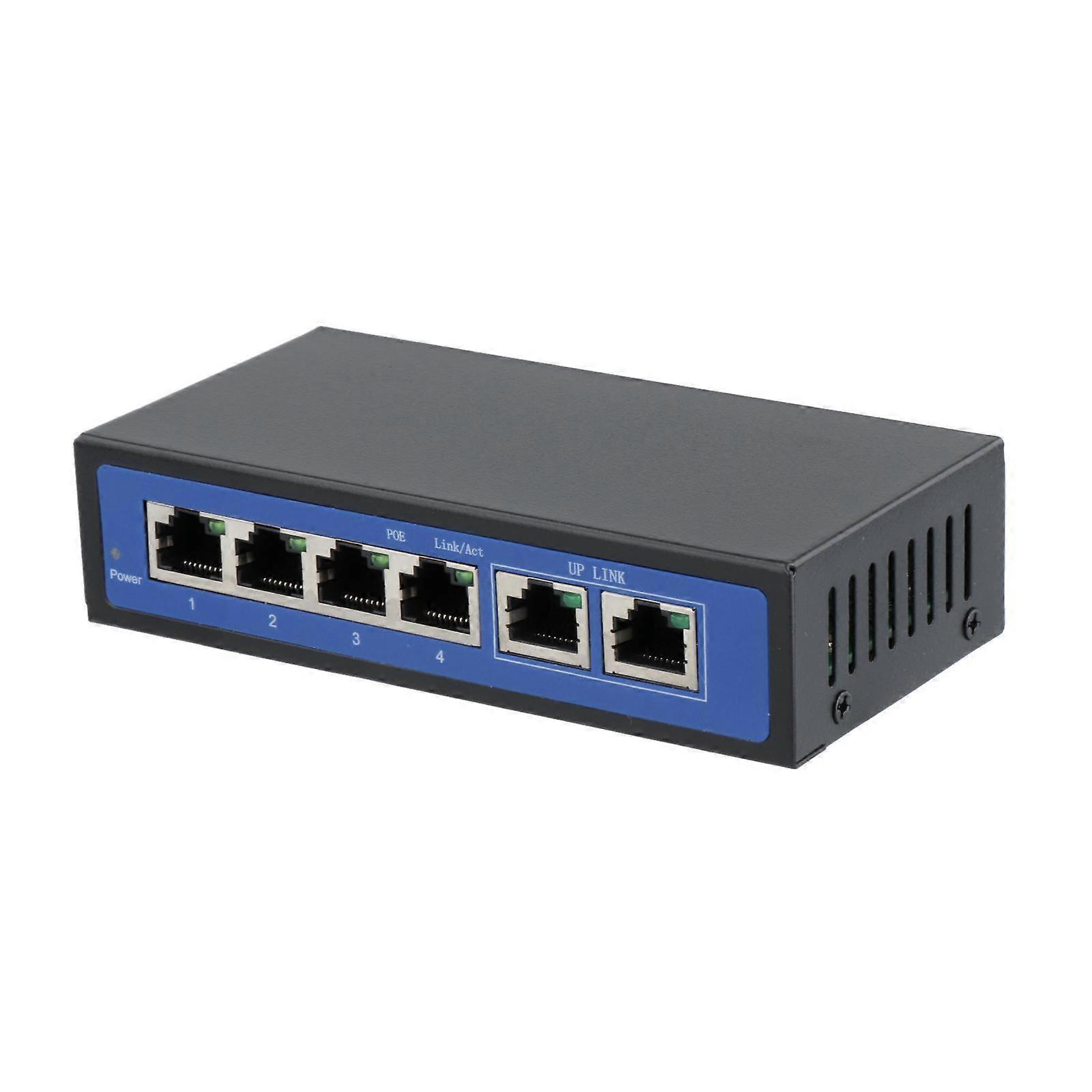 4-Port PoE Switch Wide-Voltage Input
