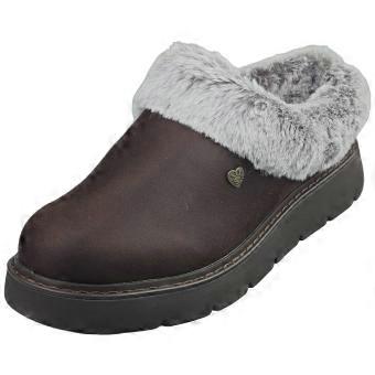 Skechers Bobs Keepsakes Lite Womens Slip On Shoes in Dark Brown
