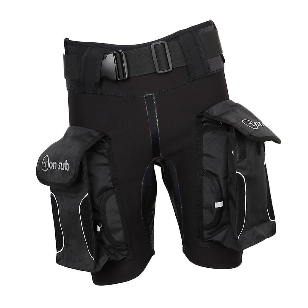 Neoprene Wetsuit Shorts with Pockets for Scuba Diving Surfing Kayaking SUP S