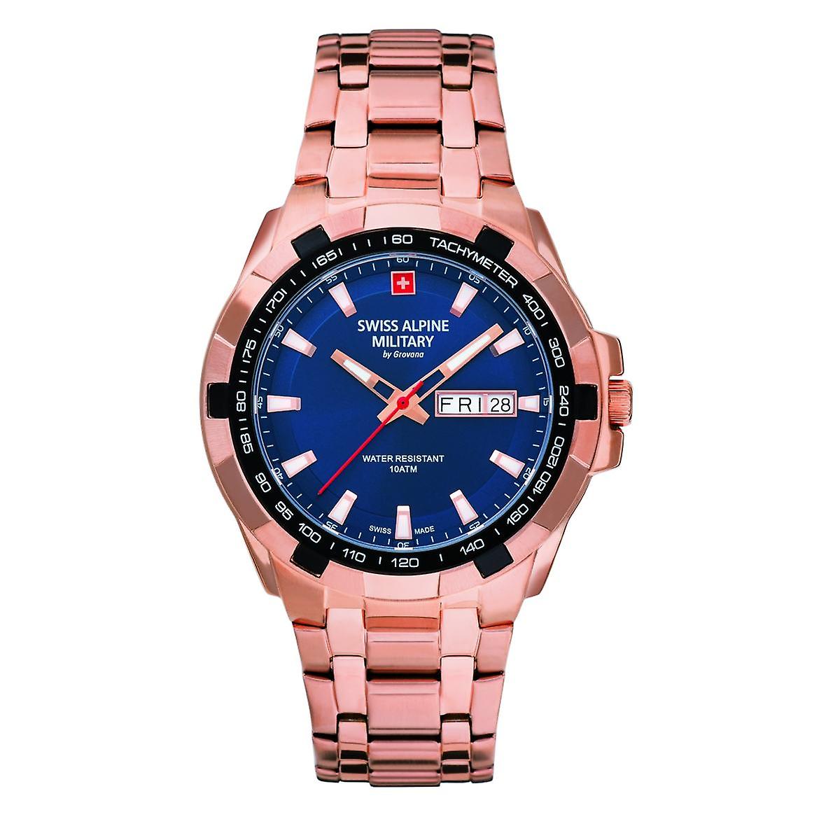 Swiss Alpine Military Men's Watch Analog Quartz 7043.1165SAM Stainless Steel