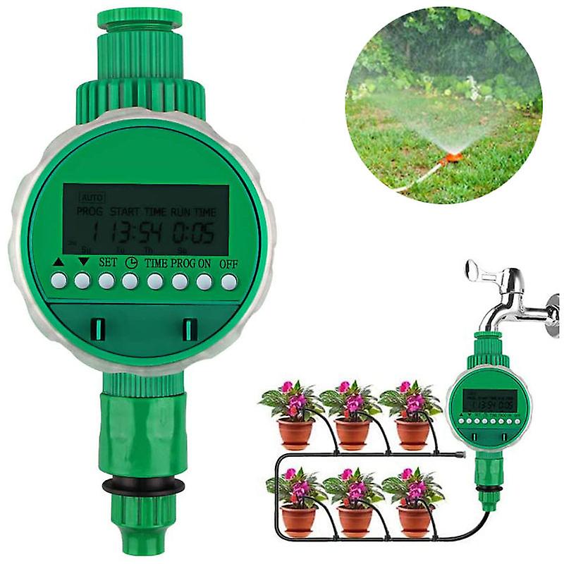 Automatic Watering Timer Watering Timer Timer LCD Display Time Saving Automatic Digital Irrigation with Waterproof Protective Cover for Garden Greenho