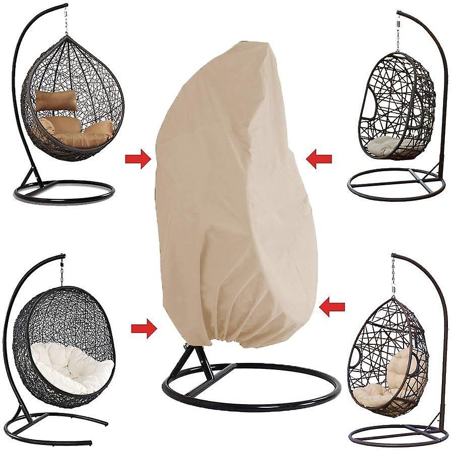 كرسي معلق / كرسي سوينغ / سلة معلقة - حديقة راتان ويكر شنقا كرسي غطاء واقية من الأثاث للماء - أكسفورد 210d النسيج وC Pvc