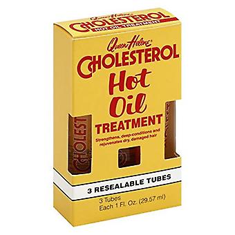 Queen Helene Cholesterol Repairing Moisturizing Hot Oil Hair Treatment, 1 Fl Oz, 3 Piece